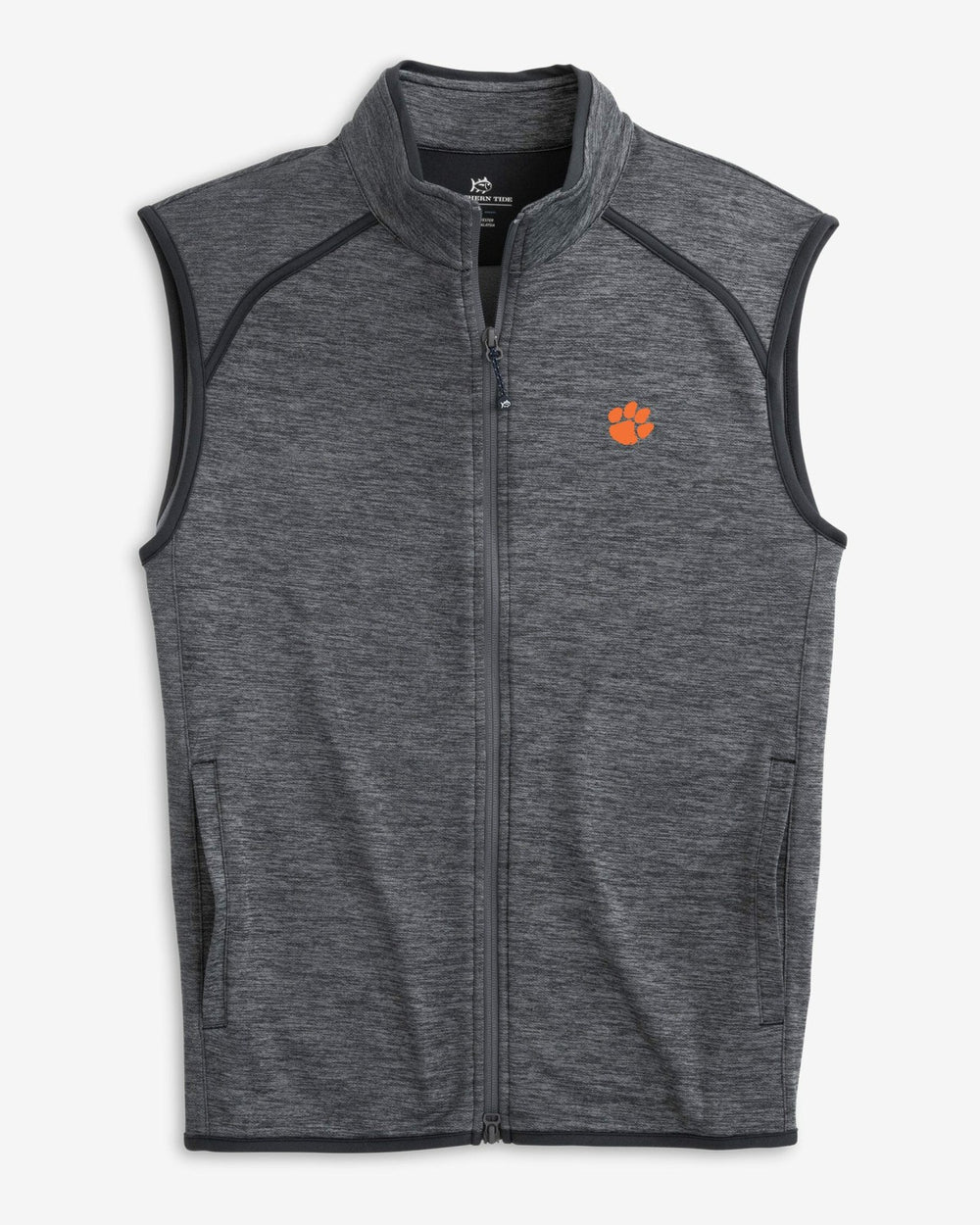 Clemson Tigers Baybrook Heather Vest Southern Tide Discount