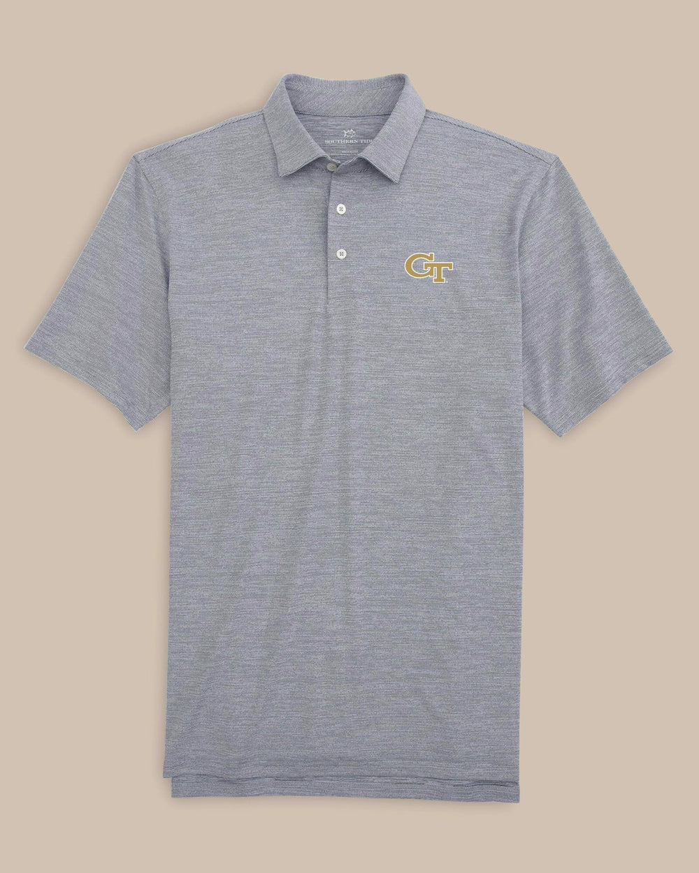 Georgia Tech Driver Spacedye Polo Shirt Southern Tide Value Deal
