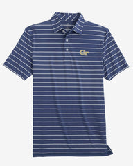 Georgia Tech Brreeze Stripe Polo Southern Tide Discount
