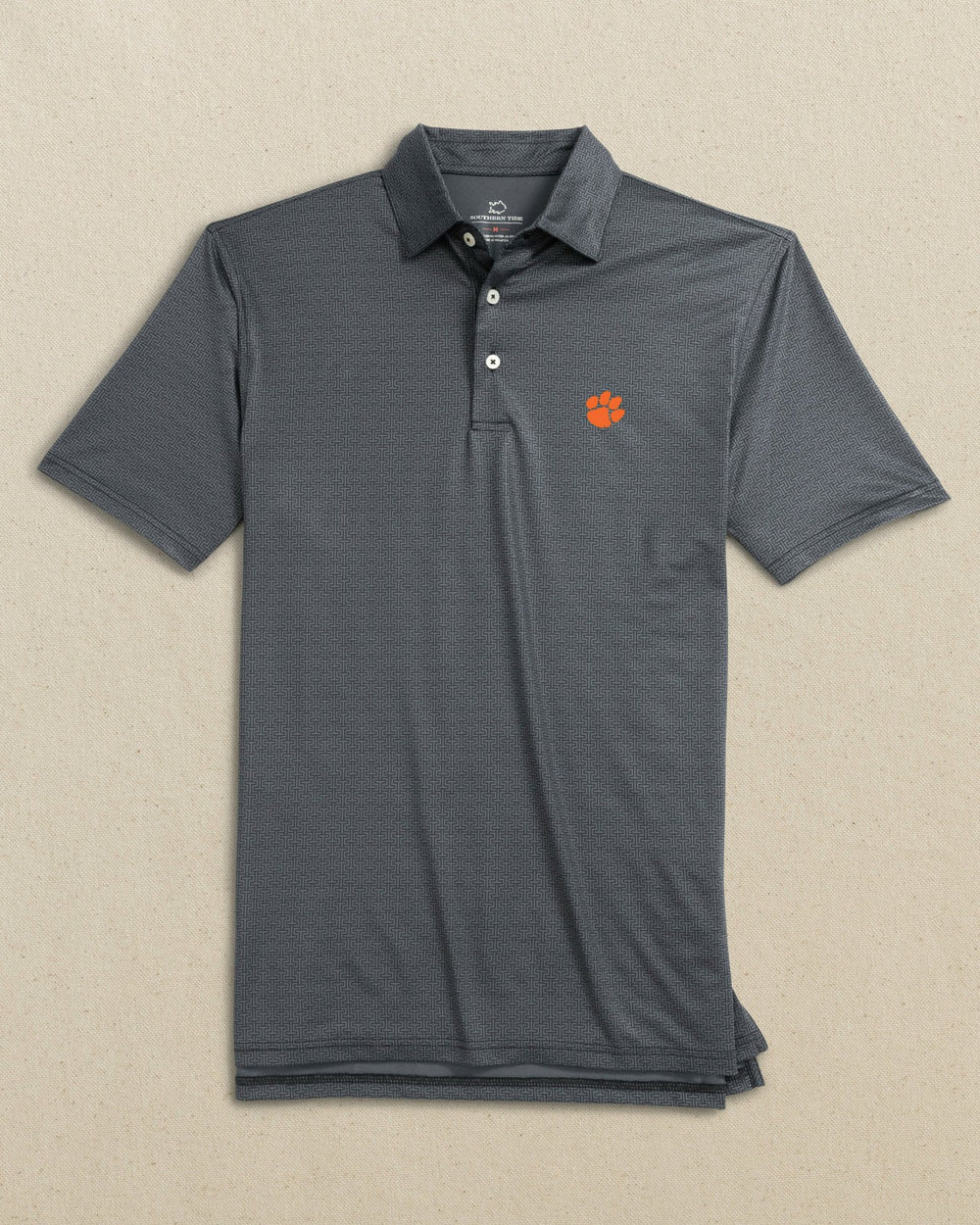 Clemson Tigers Driver ST Geo Printed Polo Southern Tide Savings