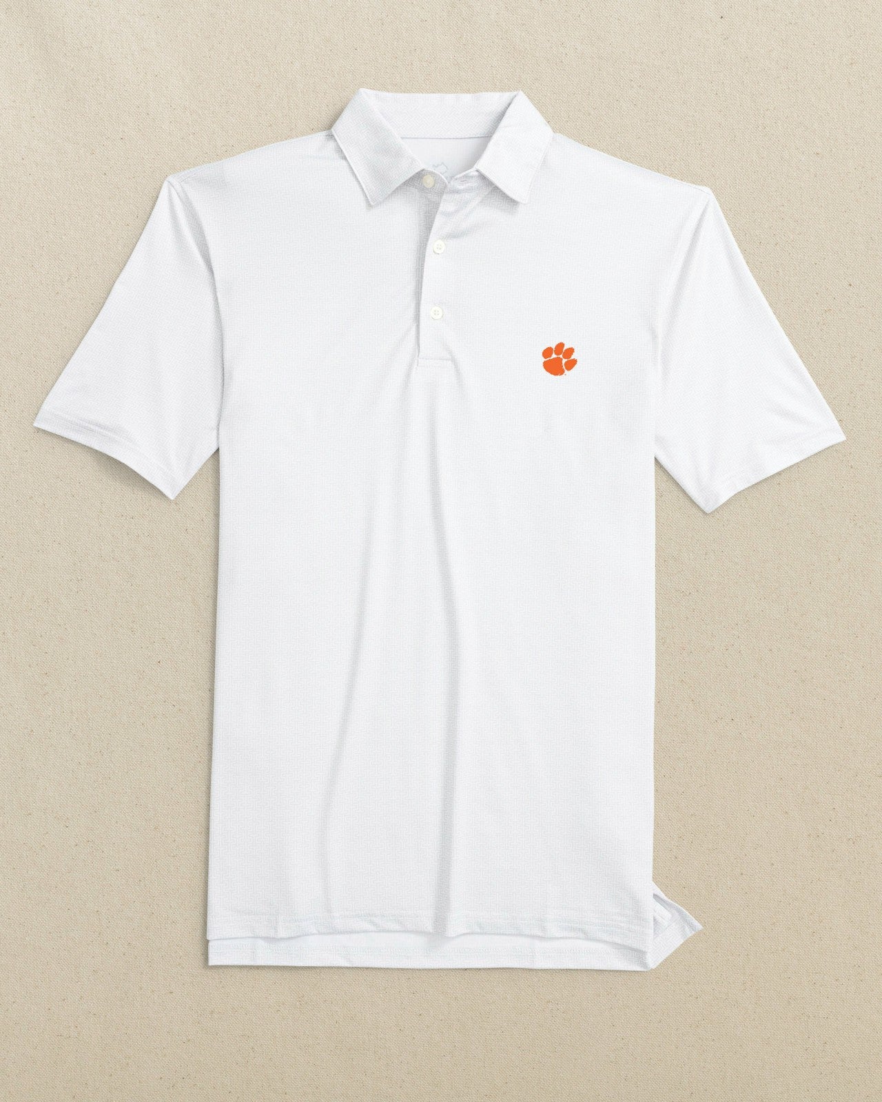 Clemson Tigers Driver ST Geo Printed Polo Southern Tide Savings