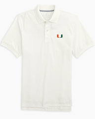 Miami Hurricanes Skipjack Polo Shirt Southern Tide Discounted