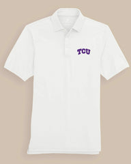 TCU Horned Frogs Ryder Performance Polo Shirt Southern Tide Limited Offer