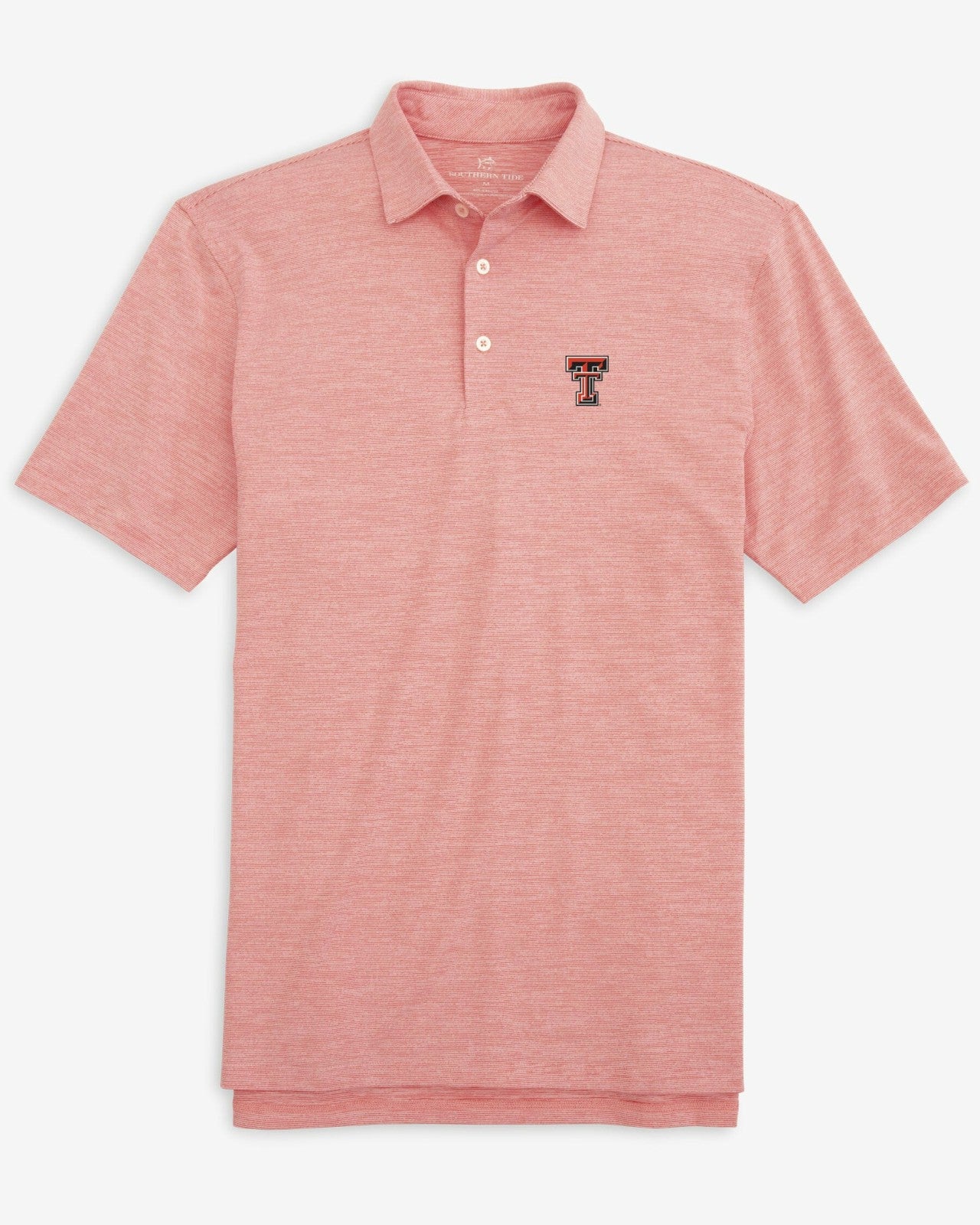 Texas Tech Driver Spacedye Polo Shirt Southern Tide Value Deal