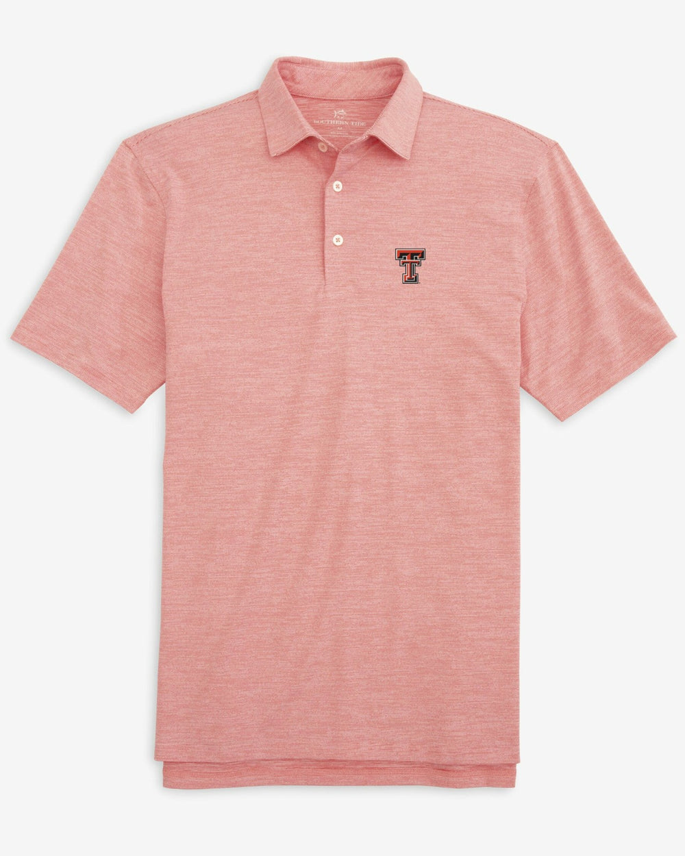 Texas Tech Driver Spacedye Polo Shirt Southern Tide Value Deal
