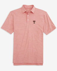 Texas Tech Driver Spacedye Polo Shirt Southern Tide Value Deal