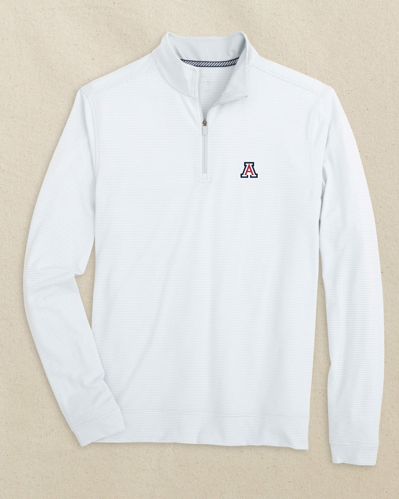Arizona Wildcats Cruiser Stripe Quarter Zip Southern Tide On Sale
