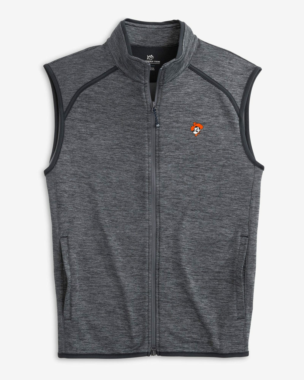 Oklahoma State Cowboys Baybrook Heather Vest Southern Tide Special Offer