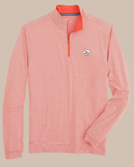 Oklahoma State Cowboys Stripe Heather Quarter Zip Southern Tide Hot Deal