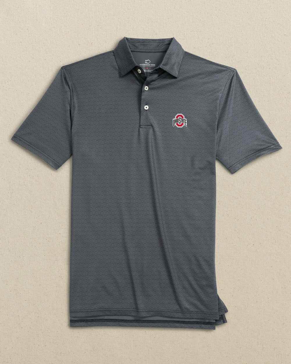 Ohio State Buckeyes Driver ST Geo Printed Polo Southern Tide Value Deal