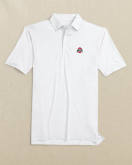 Ohio State Buckeyes Driver ST Geo Printed Polo Southern Tide Value Deal