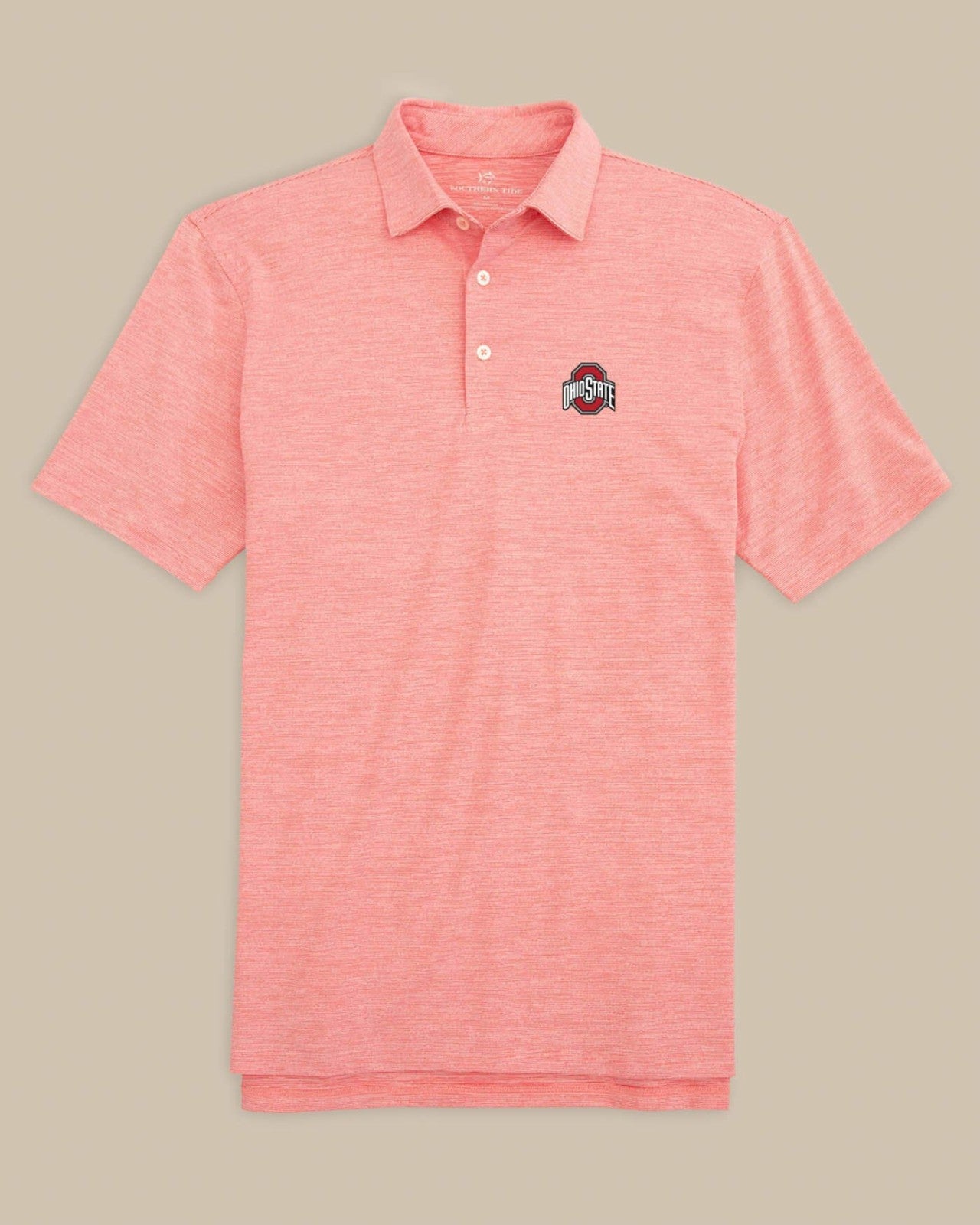 Ohio State Buckeyes Driver Spacedye Polo Shirt – Southern Tide Southern Tide Discount