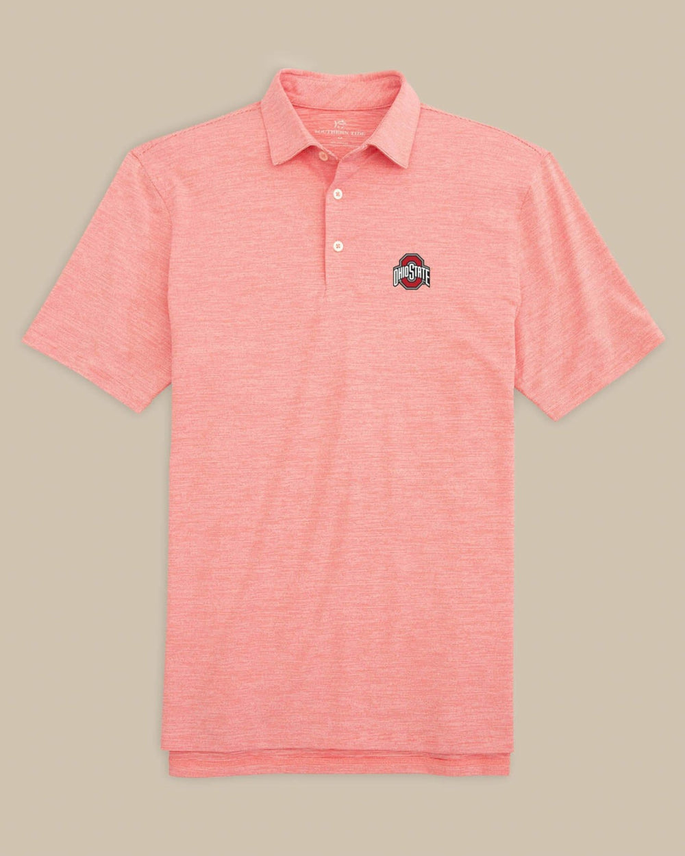 Ohio State Buckeyes Driver Spacedye Polo Shirt – Southern Tide Southern Tide Discount