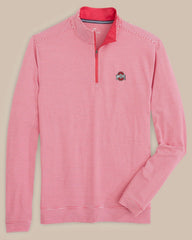 Ohio State Buckeyes Stripe Heather Quarter Zip Southern Tide Hot Deal