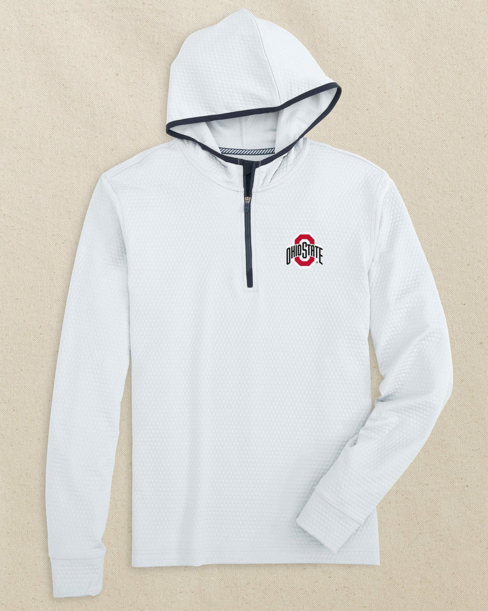 Ohio State Buckeyes Scuttle Quarter Zip Hoodie Southern Tide Outlets