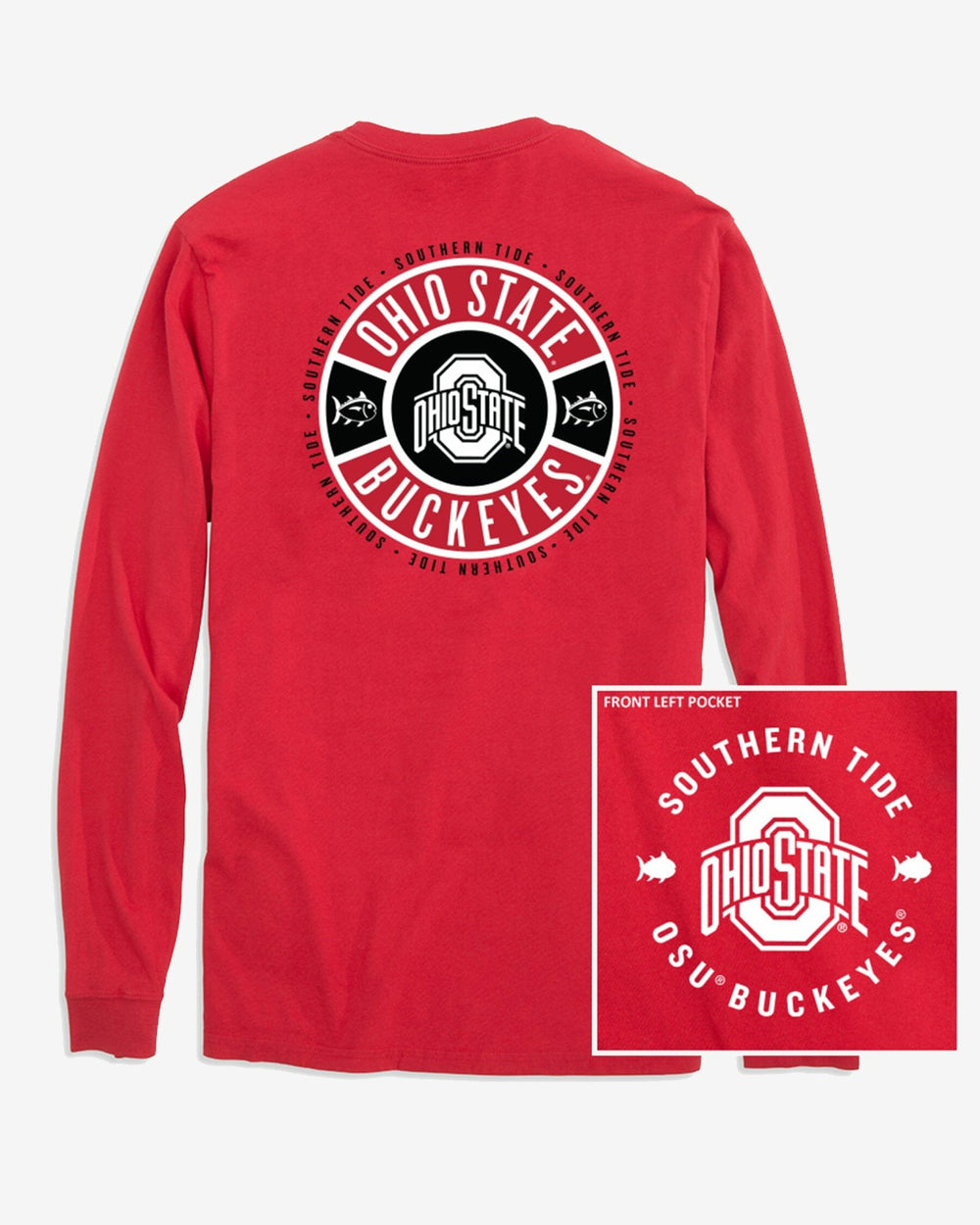 Ohio State Buckeyes Ring Badge T-Shirt Southern Tide Sale