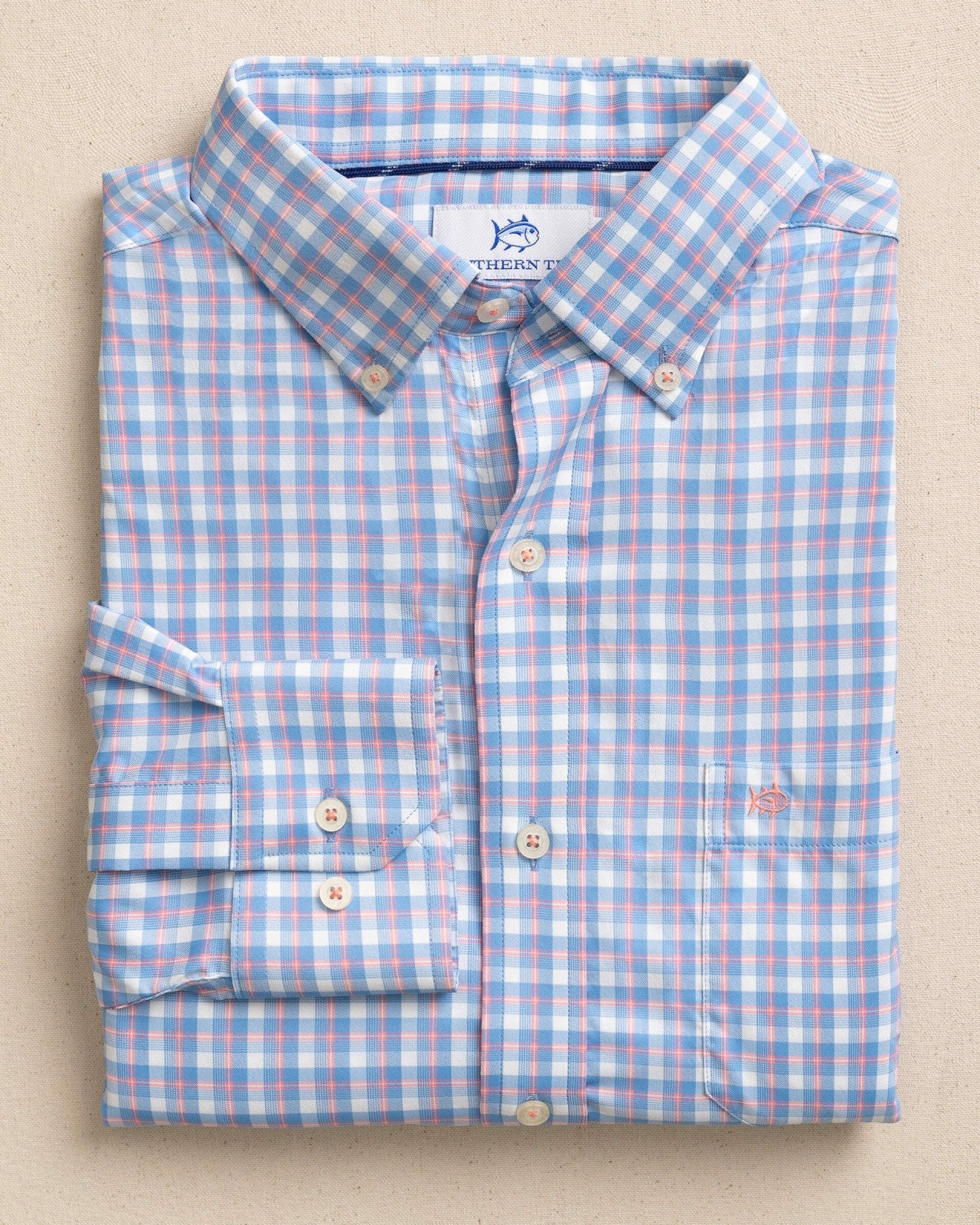 Sunset Harbor brrr°® Intercoastal Sport Shirt Southern Tide Discounted