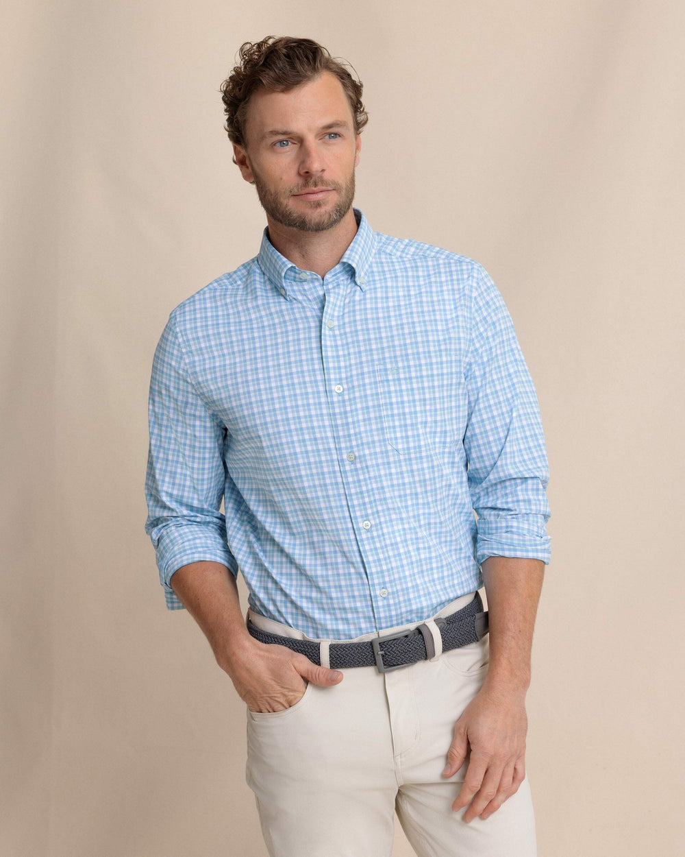 Sunset Harbor brrr°® Intercoastal Sport Shirt Southern Tide Discounted