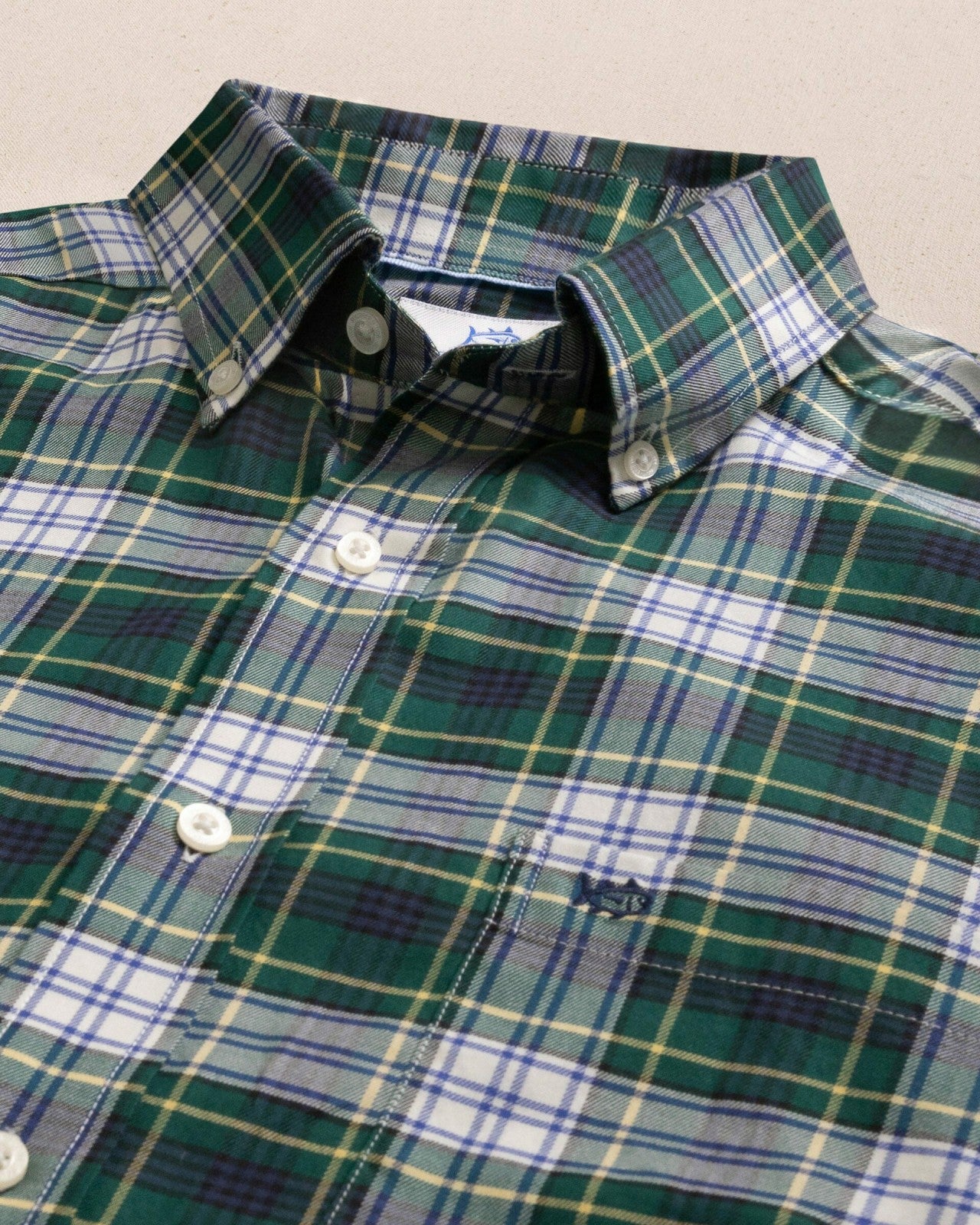 Gordon Tartan Skipjack Sport Shirt Southern Tide Bargain