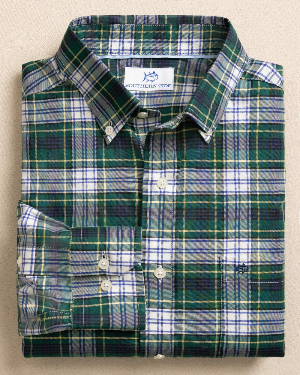 Gordon Tartan Skipjack Sport Shirt Southern Tide Bargain