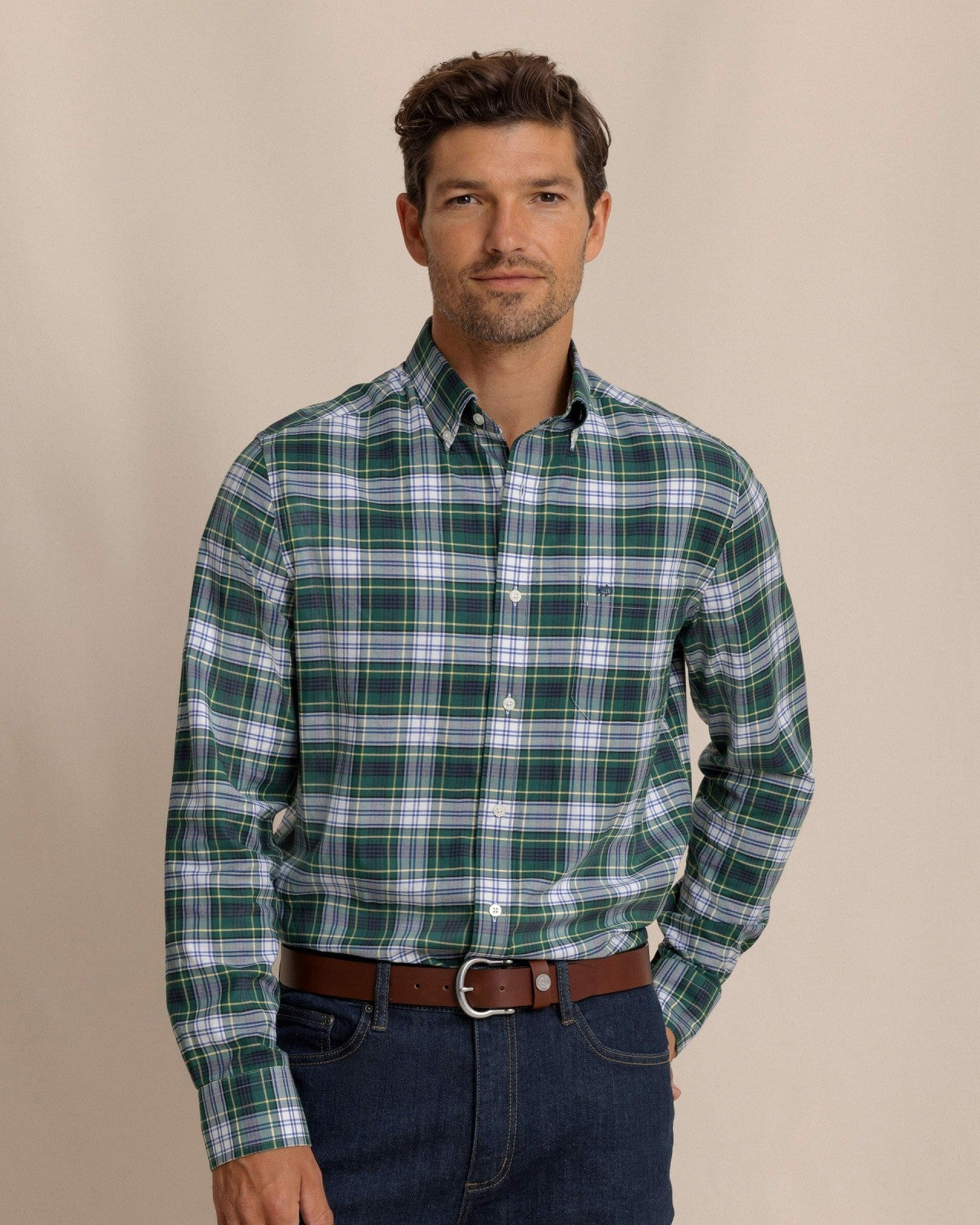Gordon Tartan Skipjack Sport Shirt Southern Tide Bargain