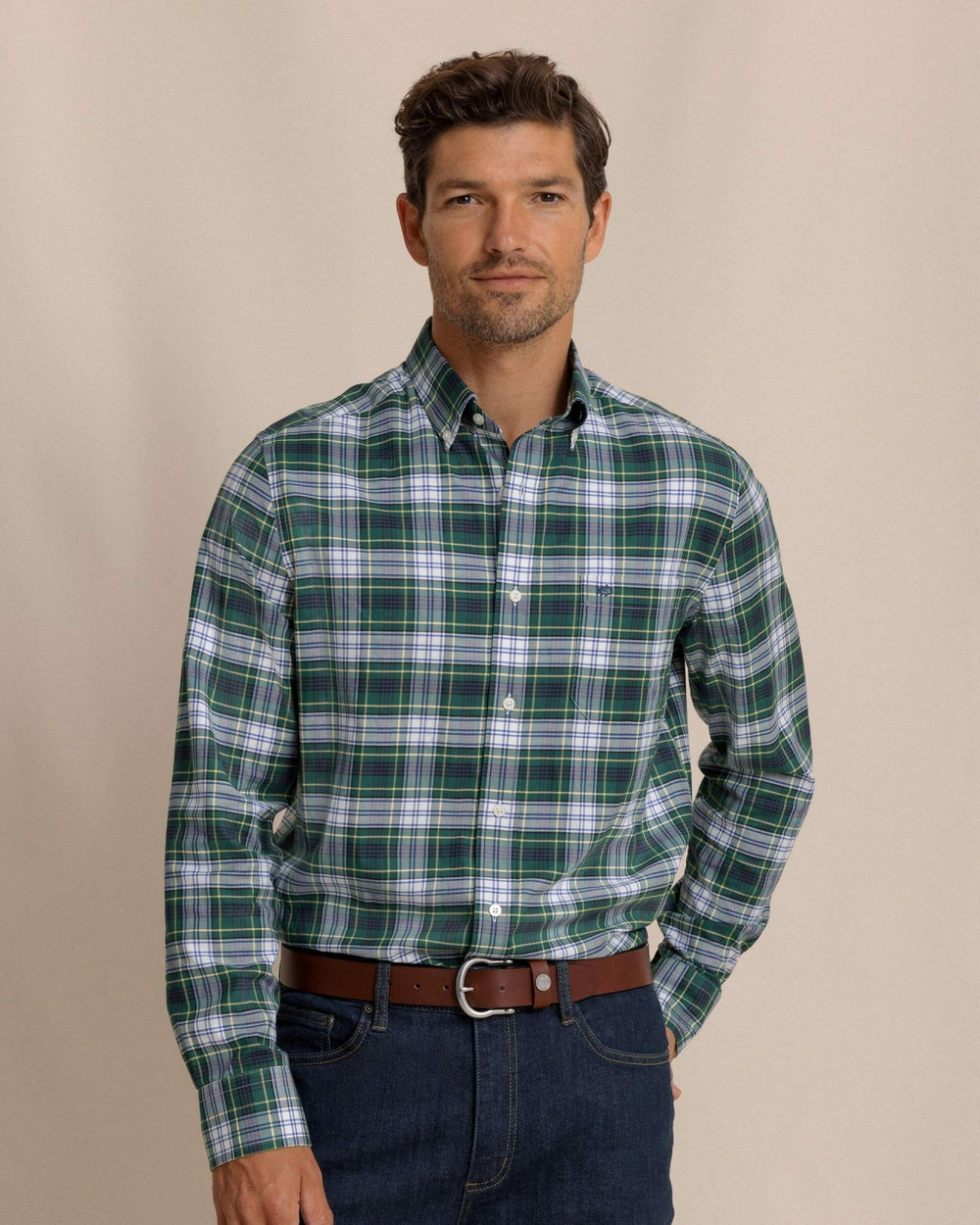 Gordon Tartan Skipjack Sport Shirt Southern Tide Bargain