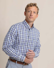 Charleston Master Plaid Long Sleeve Sport Shirt Southern Tide Limited Offer