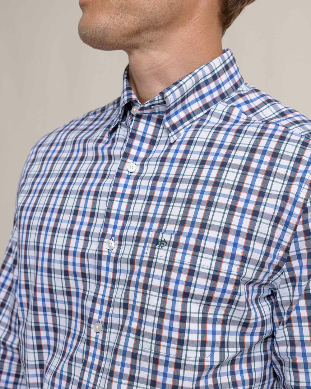 Charleston Master Plaid Long Sleeve Sport Shirt Southern Tide Limited Offer