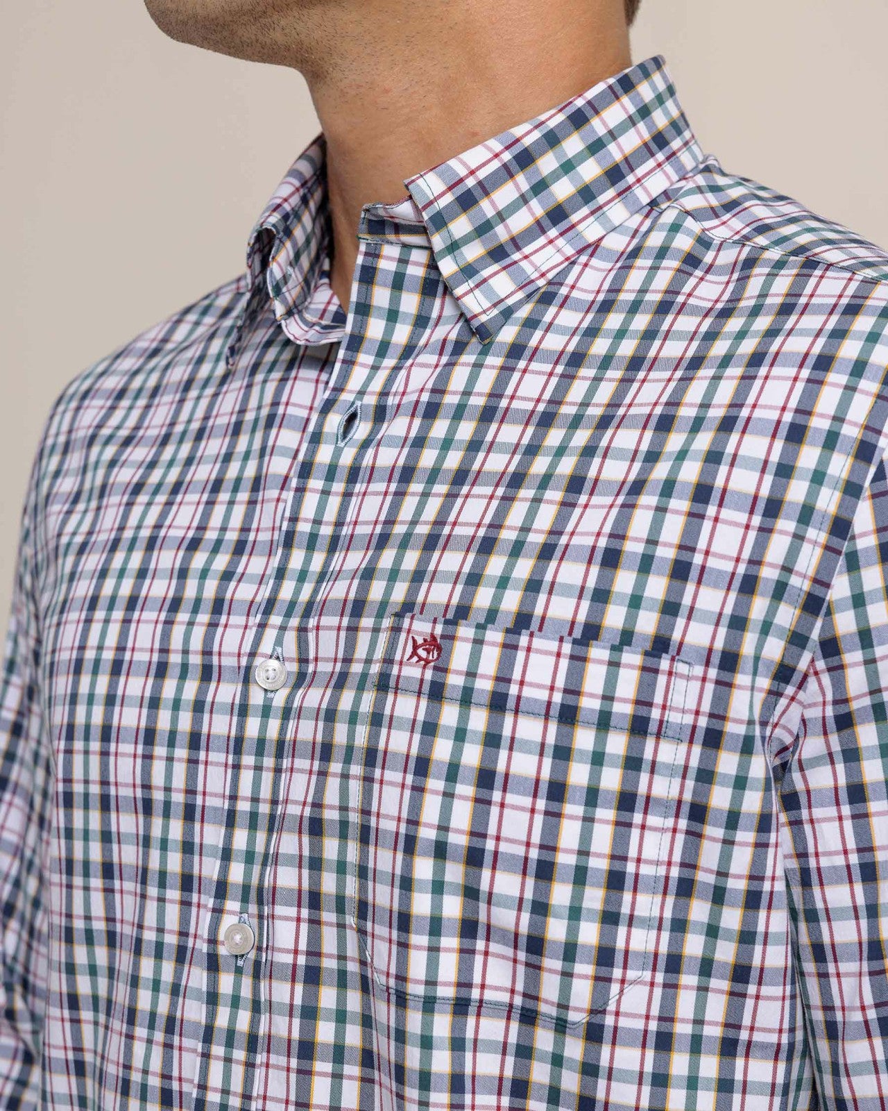 Charleston Master Plaid Long Sleeve Sport Shirt Southern Tide Limited Offer