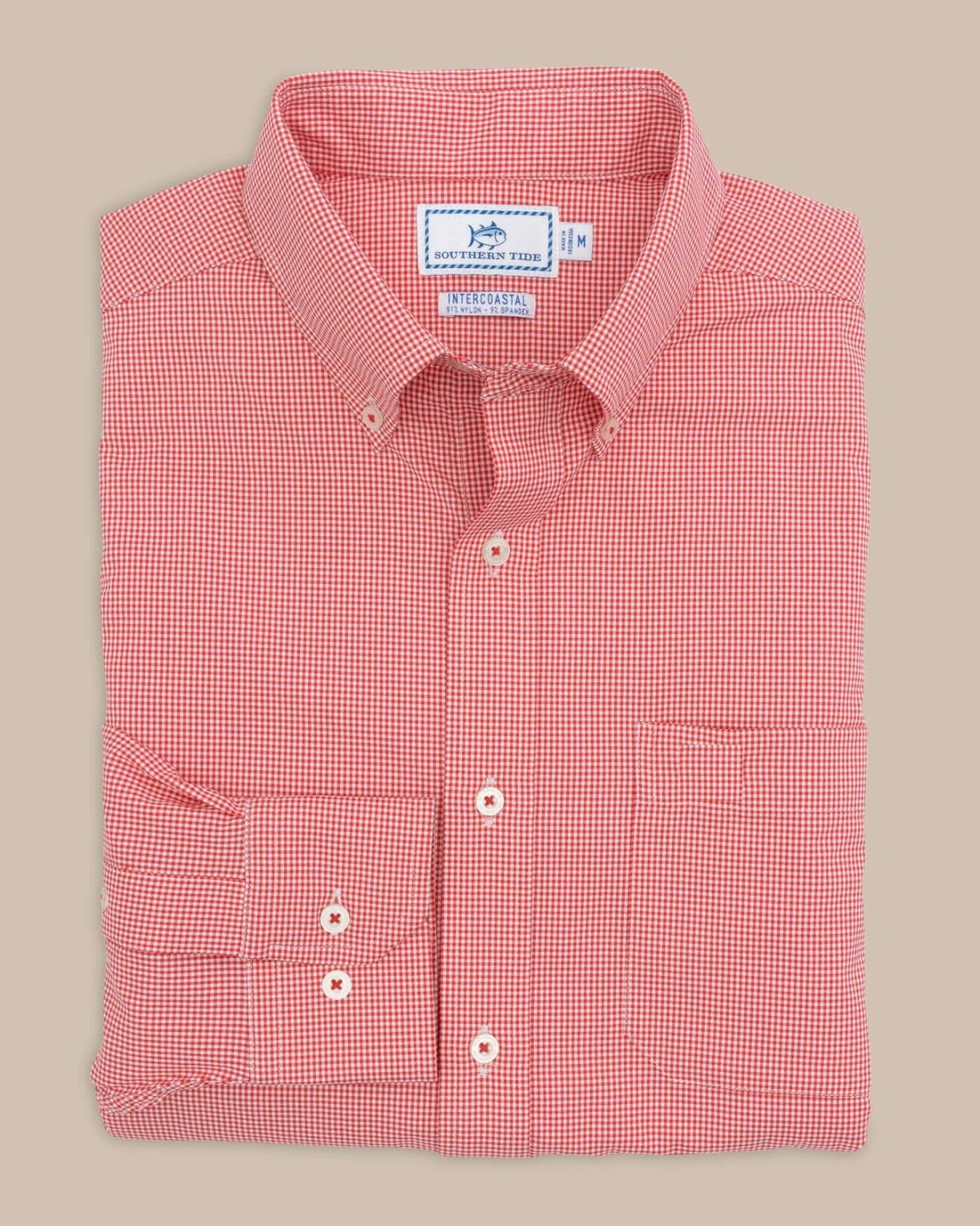 Team Colors Gingham Intercoastal Button Down Sport Shirt – Southern Tide Southern Tide Exclusive Deal