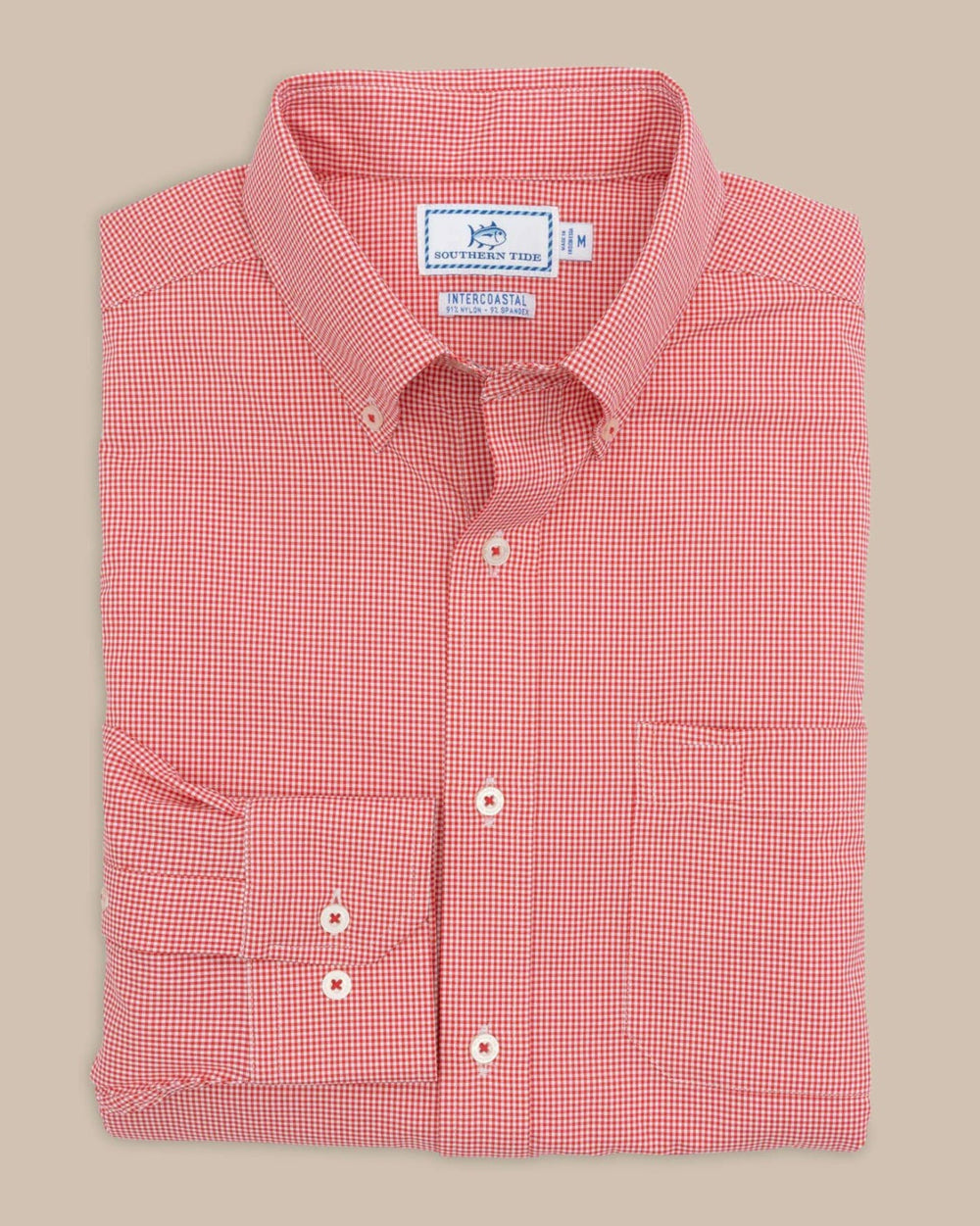 Team Colors Gingham Intercoastal Button Down Sport Shirt – Southern Tide Southern Tide Exclusive Deal
