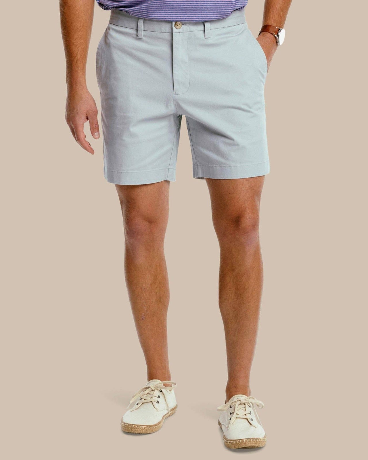 7 Inch Khaki Shorts - Channel Marker Fabric Southern Tide Discounted