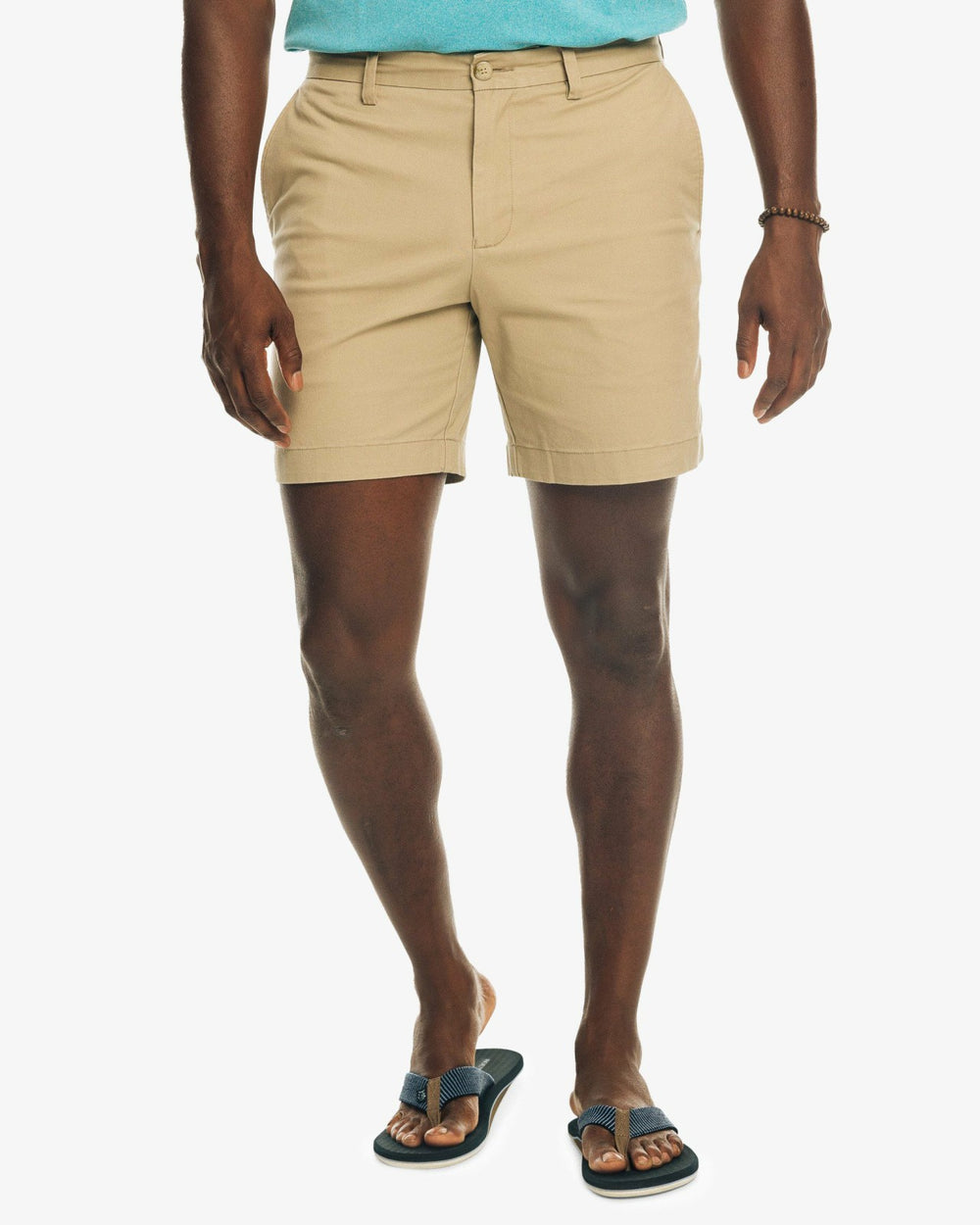 7 Inch Khaki Shorts - Channel Marker Fabric Southern Tide Discounted
