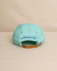 Mini Skipjack Leather Strap Hat - Turtle Green Southern Tide Discounted
