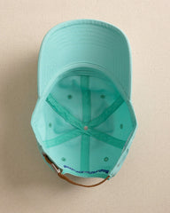 Mini Skipjack Leather Strap Hat - Turtle Green Southern Tide Discounted