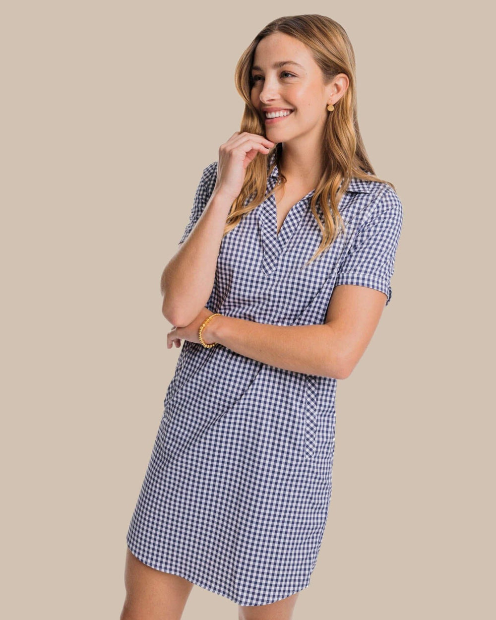 Kamryn brrr°® Intercoastal Gingham Dress Southern Tide Discount