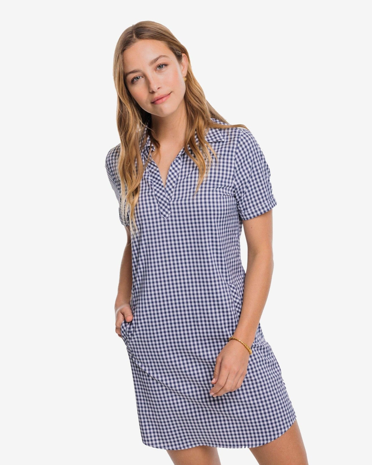Kamryn brrr°® Intercoastal Gingham Dress Southern Tide Discount