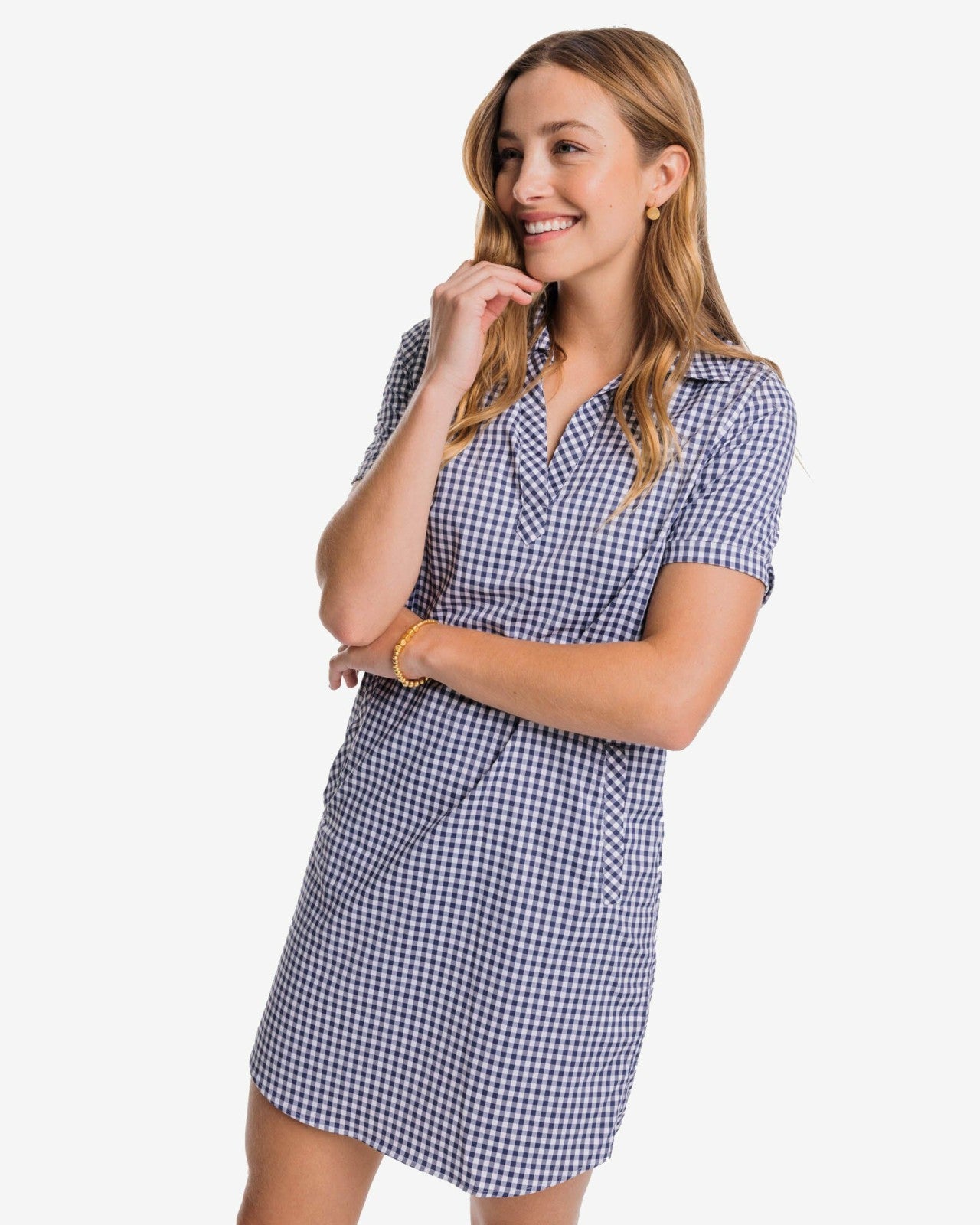 Kamryn brrr°® Intercoastal Gingham Dress Southern Tide Discount