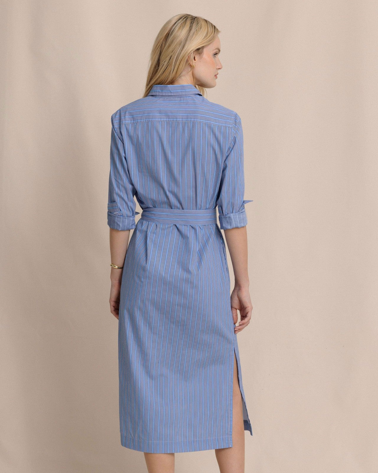 Trista Striped Midi Shirt Dress Southern Tide Discounted