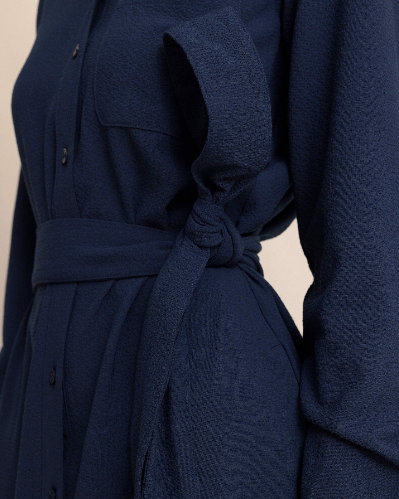 Trista Textured Midi Shirt Dress Southern Tide Savings
