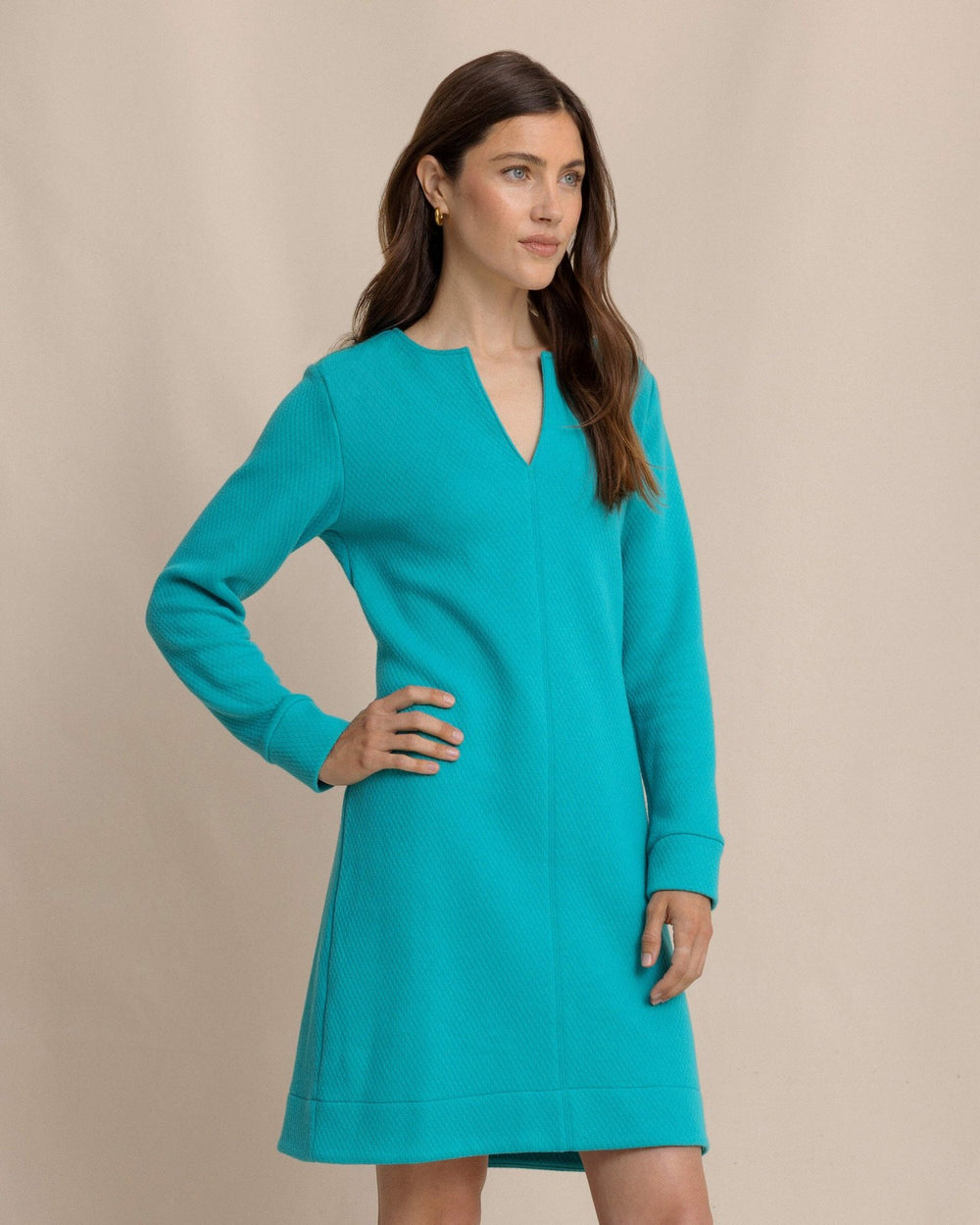 Cady Jacquard Dress - Spruce Shade Southern Tide Bargain