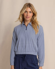 Kira Half Zip Stripe Pullover Southern Tide Value Deal