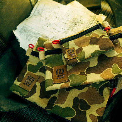 Topo Designs Duck Camo Accessory Bag Bundle - 3-Bag Organizing Set