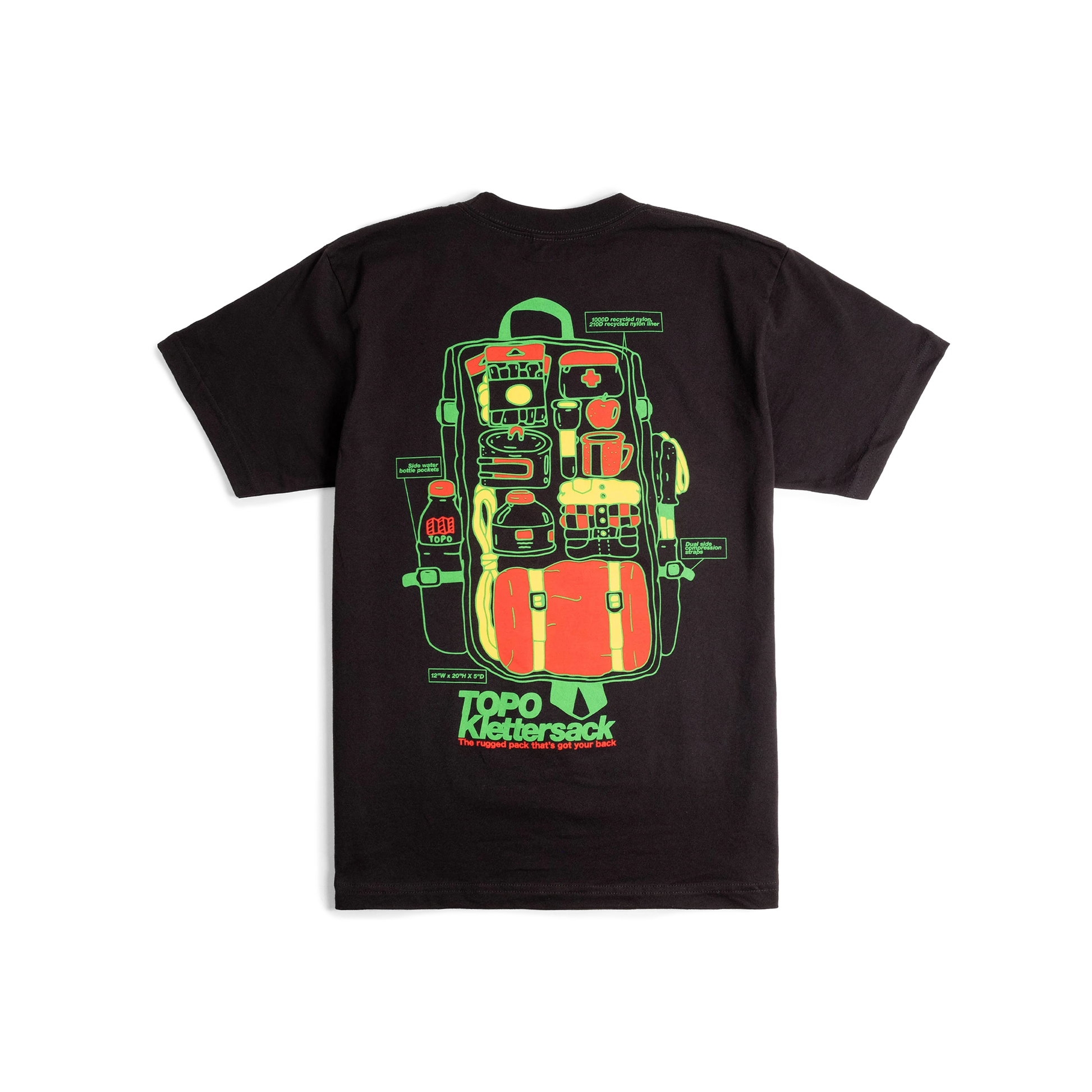 Topo Designs Topo Designs x Pine Printshop Klettersack Tee