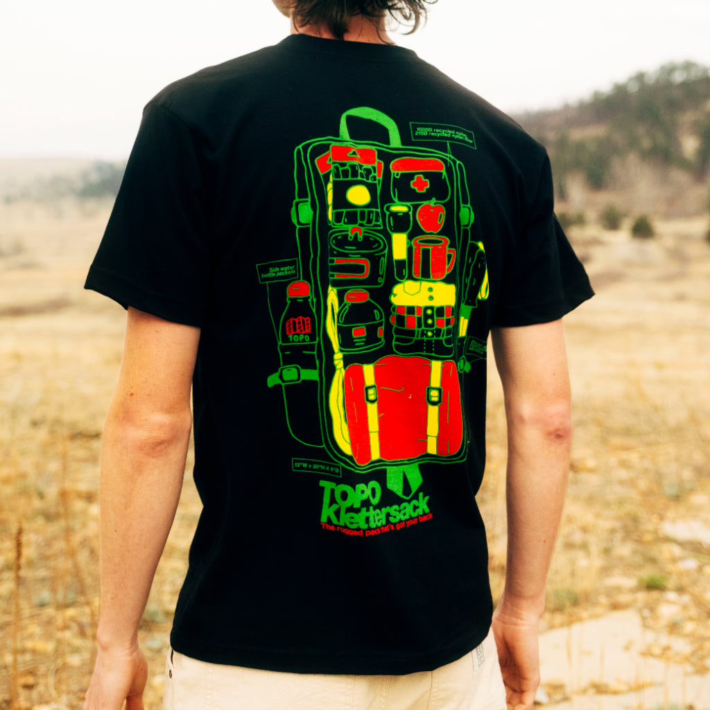 Topo Designs Topo Designs x Pine Printshop Klettersack Tee