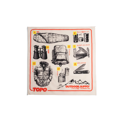 Topo Designs Topo Designs x Pine Printshop Catalog Bandana