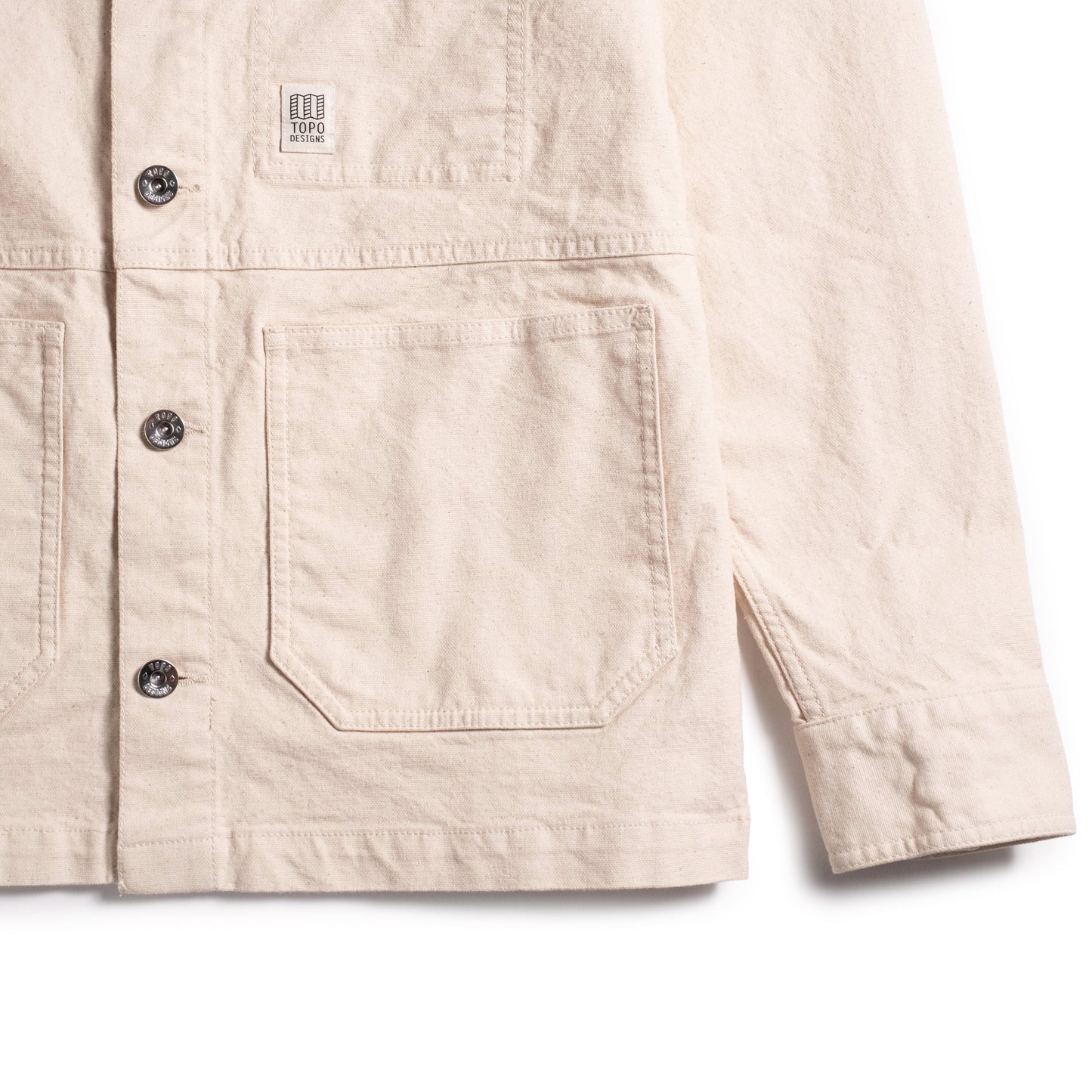 Topo Designs Utility Jacket Undyed   Final Sale
