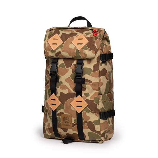 Topo Designs Duck Camo Klettersack - Shop 25L Rucksack Backpacks