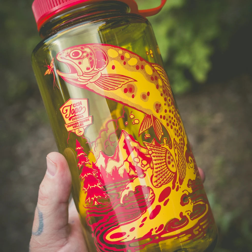 Topo Designs Topo Designs x CCH x Pine Printshop Nalgene Water Bottle - 32 oz