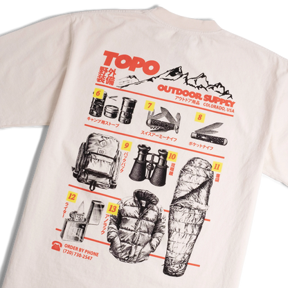 Topo Designs Topo Designs x Pine Printshop Catalog Tee